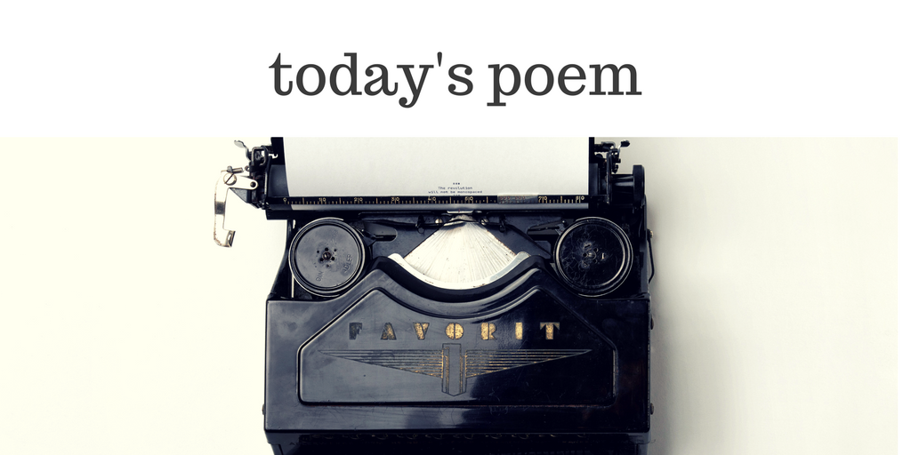 today's poem vertical